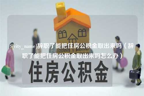 南充辞职了能把住房公积金取出来吗（辞职了能把住房公积金取出来吗怎么办）